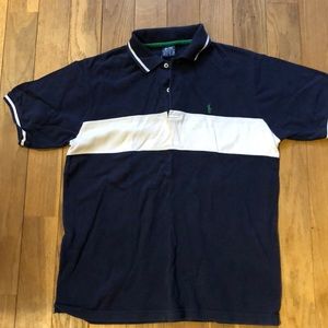 Polo navy shirt short sleeve XL. (Seconds)